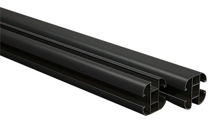 Poteau Alu MASTER EVOLU H21 - 74x74mm Ht2,30m - Noir