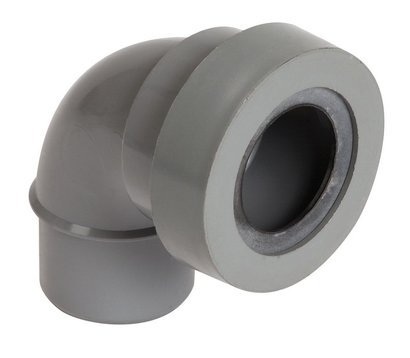 COUDE SIMPLE A JOINT MALE-FEMELLE 87°30 DIAMETRE 40 - CH8J
