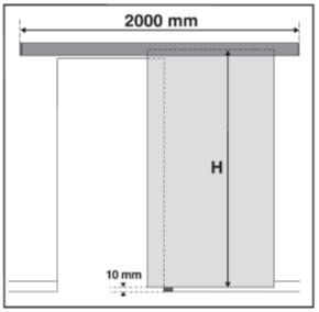 PORTE SEULE ISOPLANE ALV PP 204X83 CDPORTE  PREPEINTE EMBALLEE