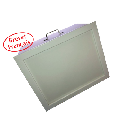 Trappe de visite Carrée RE2020 LESTEE 580x580mm REHAUSSE 340mm R=10