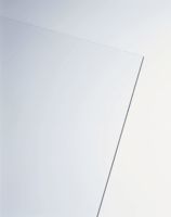 Plaque de verre synthétique épaisseur 4 mm  1.00 m x 1.00 m  Lisse transparent