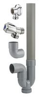 kit complet machine à laver diam. 40 robinet équerre ET applique ET siphon simple
