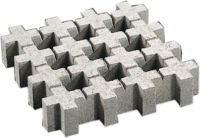 DALLE GAZON 50X50X10 CM GRISE