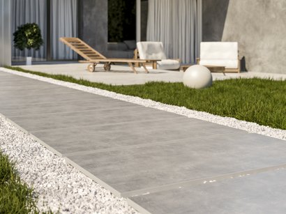 Carrelage extérieur STARK 60 x 60CM ép.20mMM - Rectifié - Pure Grey