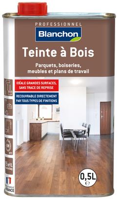 Teinte à bois – blanc – Pot de 0,5L 