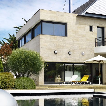 Parement BRECY L.50/55/60x Ht30cm ép.2cm - Coloris Ton Naturel