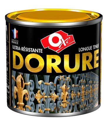 Dorure glycéro Intérieur - Extérieur finition métal brillant or riche 60 mL