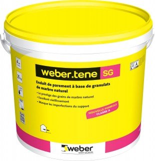 ENDUIT DE PAREMENT WEBER.TENE SG HA246 25KG