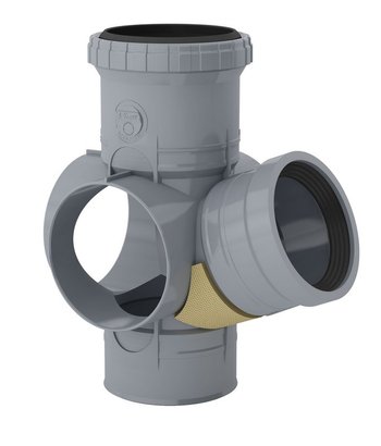 CULOTTE QUADRUPLE DIAMETRE 100 DILATATION CHUTUNIC ACOUSTIQUE PIQUAGE WC 67°30 - CAMT66J