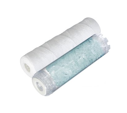 KIT 2 CARTOUCHES 12 MOIS IMPURETES + ANTI CALCAIRE/ANTI CORROSION