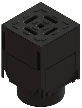 Regard pour caniveau Hexaline à fente 