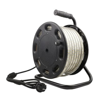 Ruban LED 220V 25m sur dévidoir - 5000K - 1000Lm/m - 250W
