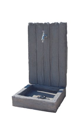 FONTAINE ARDOISIERE GRIS 76,5 X 42 X 38CM