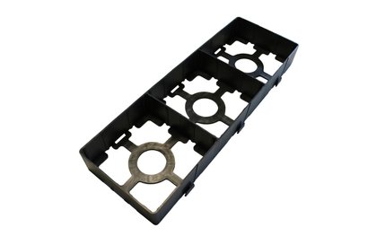 PLAQUE DE DRAINAGE URBANIT POUR 3 PAVES 15X15X6CM 476X160X57MM NOIRE