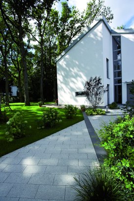 Pavé LA LINIA 20 x 20  x 6 cm Granit clair 