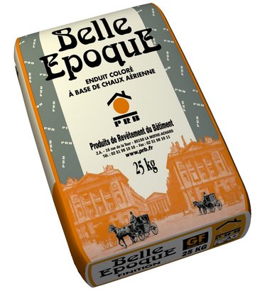 ENDUIT DE PAREMENT DÉCORATIF À LA CHAUX CR BELLE EPOQUE FIN GRIS OUESSANT 009-25KG