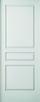 PORTE SEULE SEVIAC POST F RAINURE 204X73POST FORMEE PREPEINTE MORTAISE EMBALLE