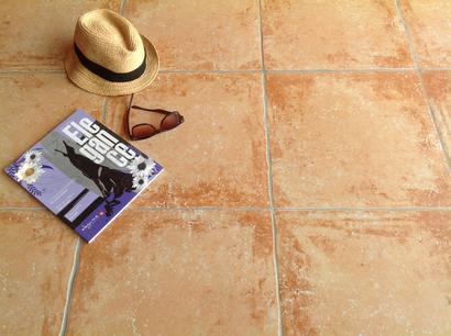 Carrelage sol extérieur PONT DU GARD Grip 30 x 30CM ép.8MM Ocre - Parefeuille