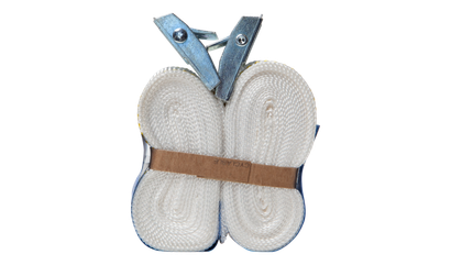 Lot de 2 sangles bagagères avec came à griffe 25mm Lg 3m 