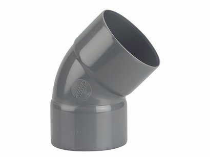 COUDE PVC FF 45 DEG 110 NU