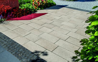 Pavé UMBRIANO SL 20 x 20 x 8 cm Granit jaune veiné