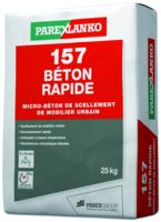 Scellement de mobilier urbain 157 BETON RAPIDE 25KG