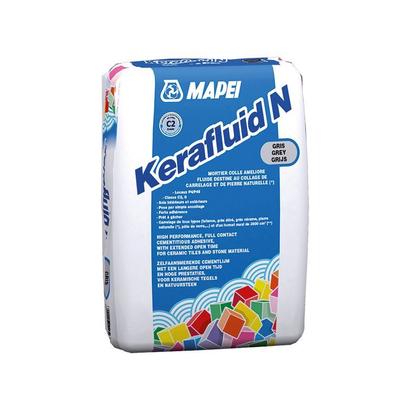 Mortier colle amélioré spécial locaux P4-P4S - KERAFLUID N Gris - Sac de 25kg