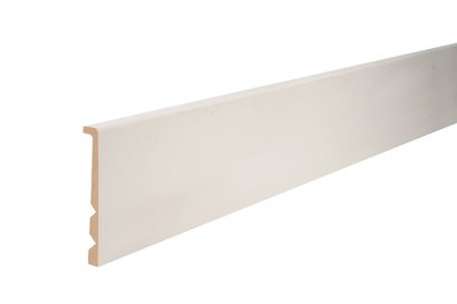 Plinthe à recouvrement MDF Prépeint Blanc - 22x133mm L.2,44m