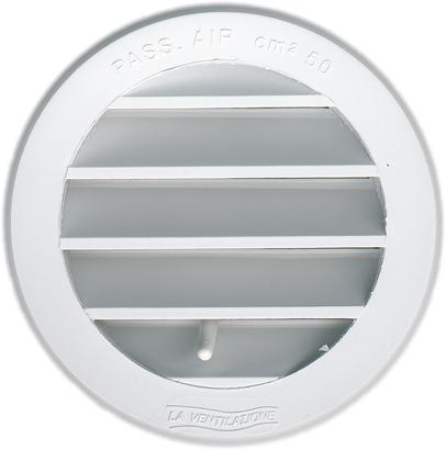 Grille ronde réglable Ø120MM avec moustiquaire - Autogyre