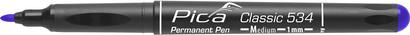 Feutre pica medium permanent 1mm bleu - Pica
