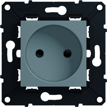 ESPACE EVOLUTION PRISE DE COURANT 2 POSTES MAGNESIUM