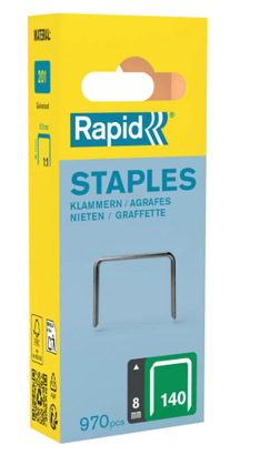 Agrafes Rapid n140 6mm galvanisees x970
