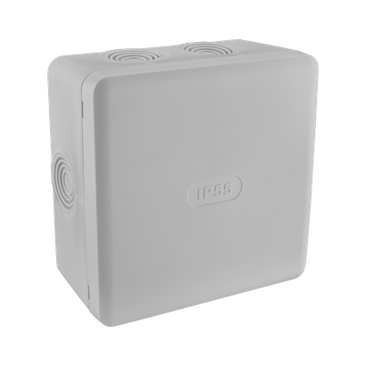Boîte de Dérivation Etanche  IP55 - 115x115mm P.60mm - Gris