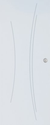 Porte KAORI Coulissante Alvéolaire à Chant Droit - 204x73cm