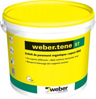 ENDUIT DE PAREMENT WEBER.TENE ST 609 T2 25KG