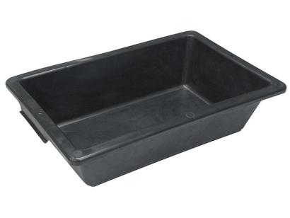 Auge plastique avec poignées intégrées - Noire - 12L