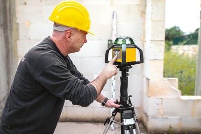 Kit niveau laser maçon rotatif vert