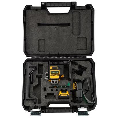 Laser lignes vert DEWALT avec batterie XR 12V et support de fixation