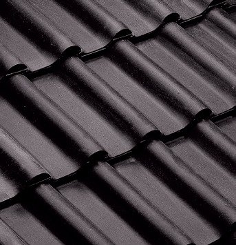 TUILE PANNE H2 NOIR BRILLANT