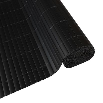 Canisse PVC double face, anti-UV, largeur lame 19 mm, anthracite - occultant 4/5 - 1 x 3 m
