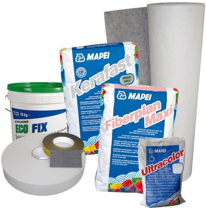 Isolation phonique sous carrelage - MAPEFONIC R - Kit de 60m²