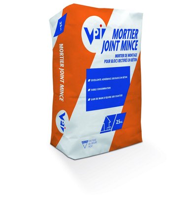 MORTIER JOINT MINCE - SAC DE 25 KG