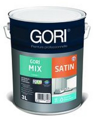 Peinture de finition satinée GORIMIX SATIN Base 25       3L