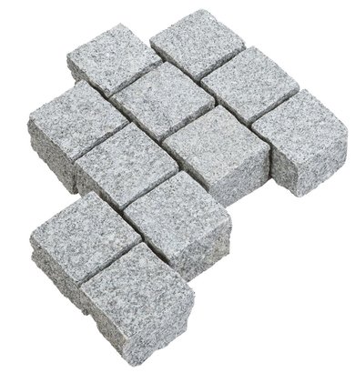 Pavé LONDON 10 x 10 x 8 cm - Granit flammé Bord clivé