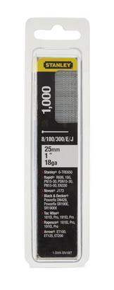 Clous 25MM - 18 GA Type J - Boîte de 1000 pièces