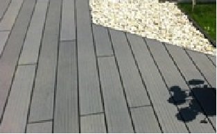 Lame de terrasse en composite BORA - 21x150mm L.2,85m - Gris Ardoise
