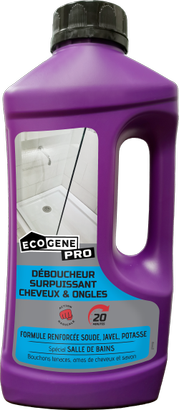 Déboucheur surpuissant cheveux et ongles - 1L