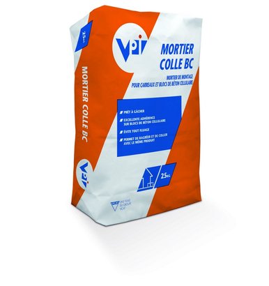 MORTIER COLLE BETON CELLULAIRE – SAC DE 25 KG
