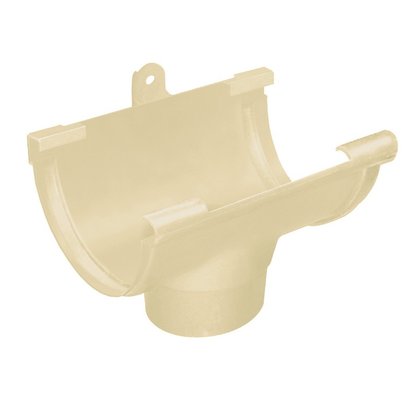 Naissance centrale Bi-system pour gouttière Ø25MM sortie Ø80MM - PVC Sable