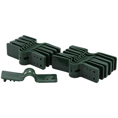 CLIP DE FIXATION POUR BRISE-VUE VERT 20 PCS  